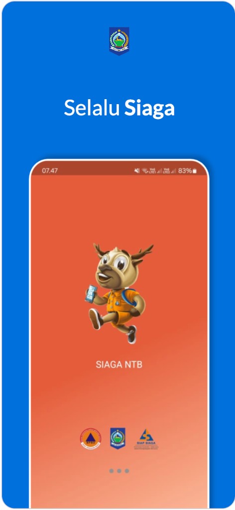 Aplikasi mobile SiAGA NTB — Selalu Siaga